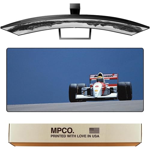 MPCO. Original Large Gaming Desk Mat – 36" x 17" Aeroglyde Racing Series British Gp Full Desk Mouse Pad for Smooth Precision – Non-Slip, Washable Extra-Large PC Mouse Pad for Gaming Sessions - color: Aeroglyde British Gp
