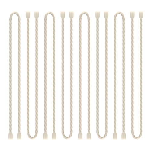 8PCS Silicone Cable Ties 18 Inch Reusable Twist Ties Steel-Core Cable Tie Straps Organizer All Purpose Bendable Cord Tie for Indoor Outdoor Bundling Holding Securing and Wrapping Cables (White) - color: White, size: 18-Inch (8PCS)
