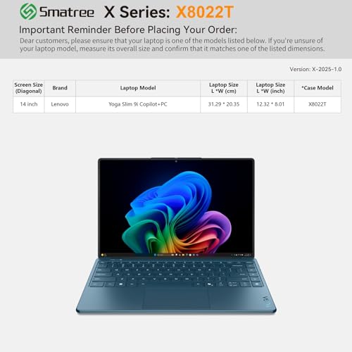Smatree Hard EVA Protective Sleeve Case Compatible for 13.3 inch ASUS Zenbook 13 OLED UX325 Waterproof and Anti-Shock Bag (X8022T) - color: X Series-Black, size: For 13.3 inch ASUS Zenbook 13 OLED UX325(X8022T)