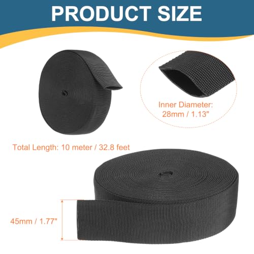 HARFINGTON Nylon Protective Hose Sleeve 1.1" ID 33FT Cable Cover Sheath Hydraulic Hose Protector Wrap for Welding Cord Tig Torch Hydraulic, Black - size: 1.1" ID 33FT