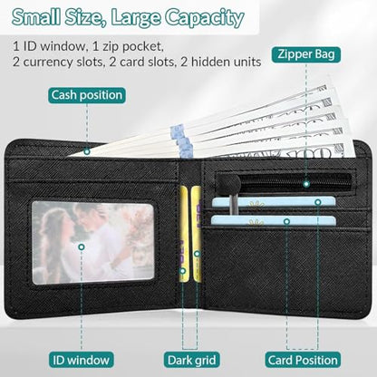 EXXBYELI Boys Wallet Gamepad Leather Wallets Credit Id Card Cash Holder Black Rfid Blocking Zipper Cute Cool Funny Aesthetic Wallets With Coin Pocket Id Window Teen Wallets for Boys Teenager Wallet - color: game-gray