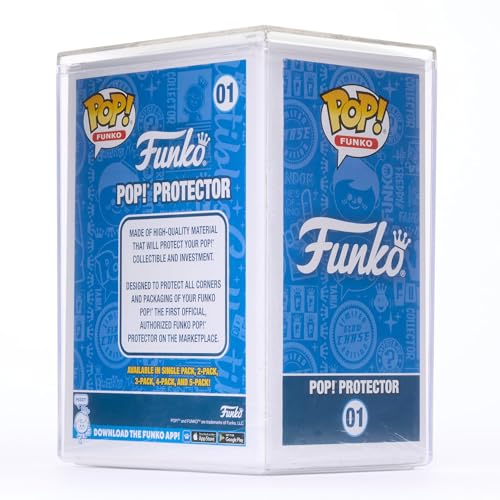 Funko Pop Premium - Premium Protector Display Cases - for Funko Pop Collectable Vinyl Figures - Durable,Crystal Clear,and Stackable Storage,(Pack of 2) - size: One Size (Pack of 2)