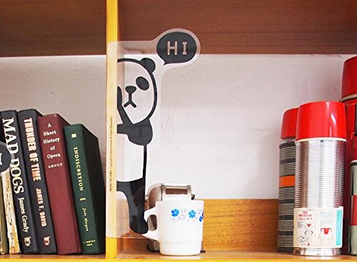 Fourtune Notes Holder and Reminder Memo Board for Right Computer Monitors Screen Acrylic Message Boards Memo Pads (PANDA)