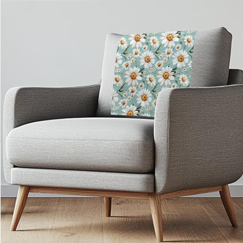 Sofa Headrest Armrest Cover Set Recliner Headrest Protector Cover Fade Resistant Headrests Covers Non Slip Slipcovers Couch Furniture Protector for Living Room Leaf Floral - color: Leaf Floral