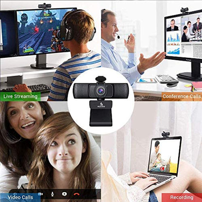 NexiGo N930P (Gen 2) 1080P Autofocus Webcam with Software, Microphone & Privacy Cover, HD USB Web Camera, for Zoom YouTube Skype FaceTime, PC Mac Laptop Desktop - style: 1080P Autofocus Webcam