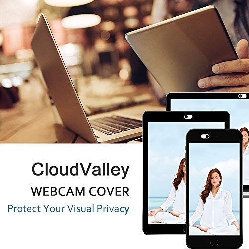 CloudValley Webcam Cover Slide, 0.023 Inch White, Web Camera Cover for MacBook Pro, MacBook air, Laptop, iMac, Desktop, PC, iPad, iPhone 8/7/6 Plus, Privacy Protection, Ultra-Thin[2 Packs] - color: White-2 Pcs