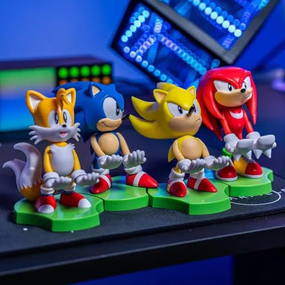 Exquisite Gaming Sonic Phone Stand, Collectible 4.5 in. Cable Guy Holdem Figure