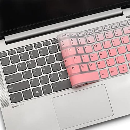 Keyboard Cover for Lenovo IdeaPad 5 5i 2-in-1 14", IdeaPad Flex 5 5i 14", IdeaPad Slim 5 5i 14", Ideapad 5 5i 14", Ideapad Pro 5 5i 14, Lenovo Slim 7 7i 14", Lenovo Yoga 7 7i 14" (Gradual Pink) - color: GradualPink