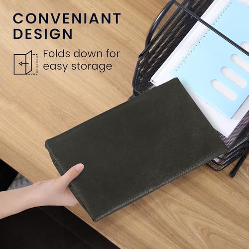 kwmobile Dust Cover Compatible with Epson EcoTank ET-2850 / EcoTank ET-2856 - Printer Case - Fabric Protector Cover - Dark Grey