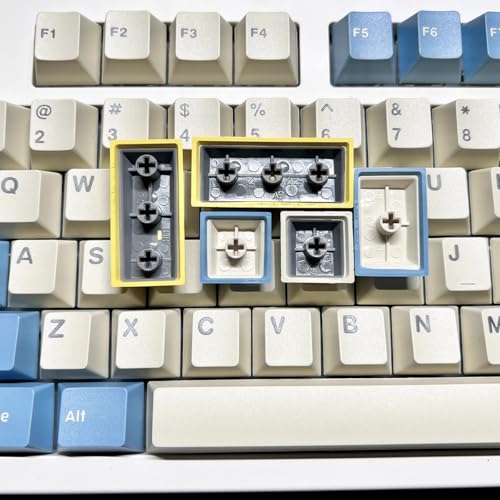 Sumgsn 163 Keys God Bless Keycaps Cherry Doubleshot Keycaps Set Fit for ISO ANSI 95% 75% 65% 60% Mechanical Keyboard Cherry Mx Switches - style: God Bless Keys