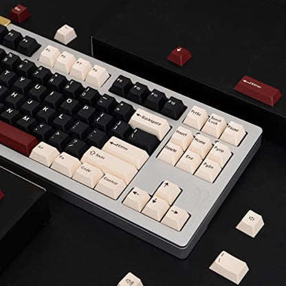 Sumgsn Keycaps 163 Keys Cherry Profile Doubleshot Rome Keycap Set Fit for Alice Keyboard 61/64/87/104/108 Cherry Mx Switches Mechanical Keyboard - color: Rome Keycaps