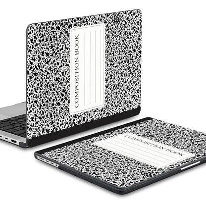 DONGKE Compatible with MacBook Pro 16 Inch Case (2026-2021 Release, M5 M4 M3 M2 M1 Pro/Max Chip), Plastic Hard Shell Cover with Keyboard Cover & Screen Protector for MacBook Pro 16", Composition Book - color: Composition Book