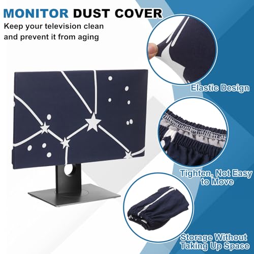 PATIKIL Monitor Dust Cover Anti-Static Dustproof Protective Cover Computer Screen Sleeve for 24 Inch Computer Monitors PC Desktop TV LCD LED HD Panel Case, Black - size: 24 Inch