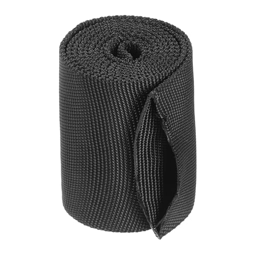 HARFINGTON Nylon Protective Hose Sleeve 1.7" ID 3FT Cable Cover Sheath Hydraulic Hose Protector Wrap for Welding Cord Tig Torch Hydraulic, Black - size: 1.7" ID 3FT