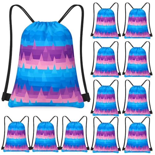 Yiyiring 16 Pcs Video Game Drawstring Bags Bulk 12 x 10 In Treat Goody Waterproof Beach Bags Anime Games Gift Bag Set for Gaming Themed Party Birthday Party Favor Supplies(Video Game) - style: Video Game