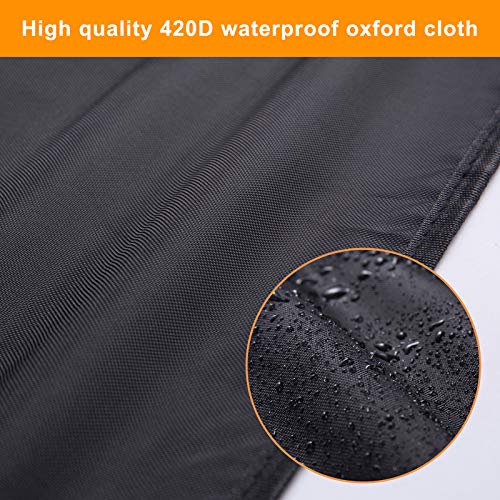 Waterproof Computer Monitor Dust Cover, Luxiv Black Full Body Cover for Computer Screen Anti-Static LCD-Silky HD Panel Dust Protective Sleeve (21W X 14H X 3.5D)