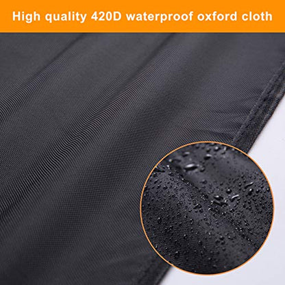 Luxiv 2Pack Waterproof Computer Monitor Dust Cover, Black Full Body Cover for Computer Screen Protective Sleeve for Desktops Anti-Static LCD-Silky HD Panel Dust Sleeve(LLW-computer cover 2P-S)