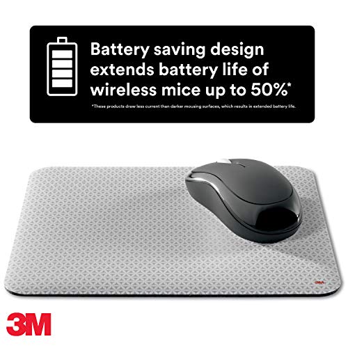 3M Precise Mouse Pad (Case of 6) - size: 9" x 8" (Pack of 6)