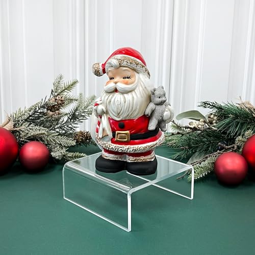 Plymor Clear Acrylic Short Square Display Riser, 2" H x 5" W x 5" D (1/8" thick) - size: 2" x 5" x 5"