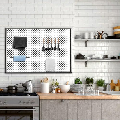 10 Pack Paper Towel Holder for Pegboard, Fits Any Standard Pegboard Extendable Heavy Duty Pegboards Hooks for Workshop, Garage, Kitchen, Laundry Room, Bathroom