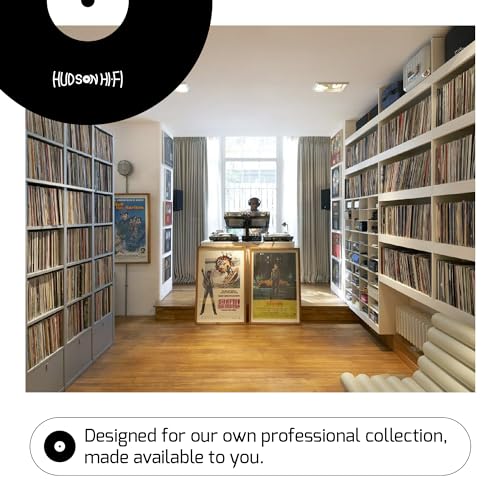 Hudson Hi-Fi Anti-Static Vinyl Record Sleeves - Durable Clear Disc Sleeves- Protect Your LP Albums from Scratches, Dust & Dirt - Acid-Free Rice Paper Disc Covers, 250x Inner Sleeves - size: 250 Inner Sleeves