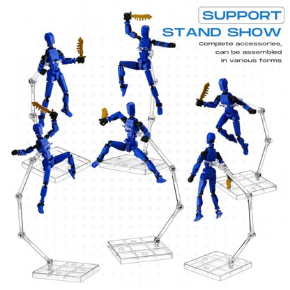 Wonderjune 24 Pack Action Figure Stand Model Support Stand Clear Doll Base Assembly Action Figure Display Holder Base with Screwdriver Compatible HG/RG 1/144 Toy, Transparent(9 Inches) - size: 9 Inches