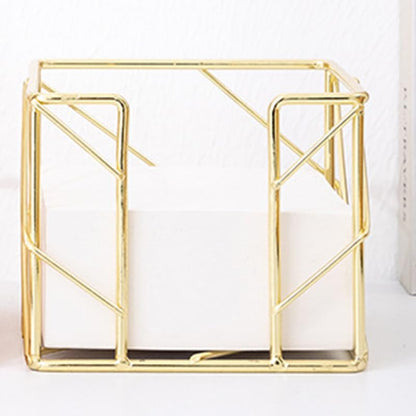 2Pcs Post sticky Note Holder + Pens Holders,Desk organizer sets,Gold Metal suit for Desk Memo,tableware,flowers,toothbrush,cute pencil holder ,Home Office decor and Accessories,Makeup Brushes Cup.