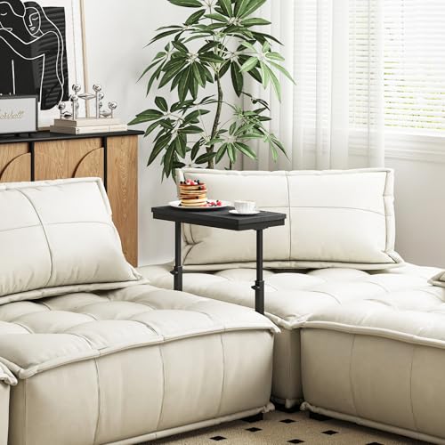 TUTOTAK End Table, Side Table, Tall Couch Table, Sofa Table, Living Room, Bed Room, Black TB01BK0832 - color: Black, size: 2 Pack, style: Ordinary