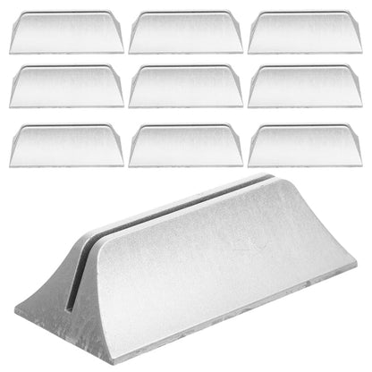 Adjustable Desk Divider Bracket Clip 10-Pack Desktop Privacy Panel Clamp for Office Desk Partition Support Stable Screen Holder 5.5X2.6X2.0In