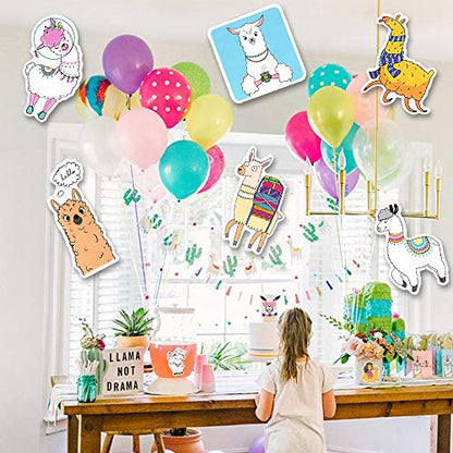 Llama Stickers, 50Pcs Cute Alpaca & Llamacorn Waterproof Vinyl Stickers for Water Bottles, Laptop, Party Favors, Classroom Rewards & Gift Pack - style: Llama Stickers