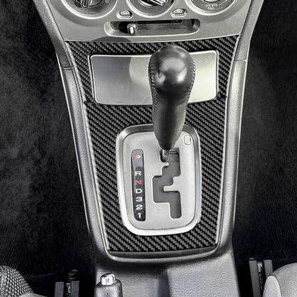 AIRSPEED for Subaru Impreza 2005 2006 2007 Gear Shift External Frame Cover Carbon Fiber Center Console Interior Trim Accessories, Black - color: Gear Shift External Frame Black