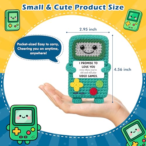 Busy Gaming Life Bride and Groom Engagement Gift 2026, Happy Marriage Gifts for Couple, Gifts for Wedding Shower, Newlywed Mr and Mrs, I Love You Gift for Her Him, Positive Crochet Present - style: Adult