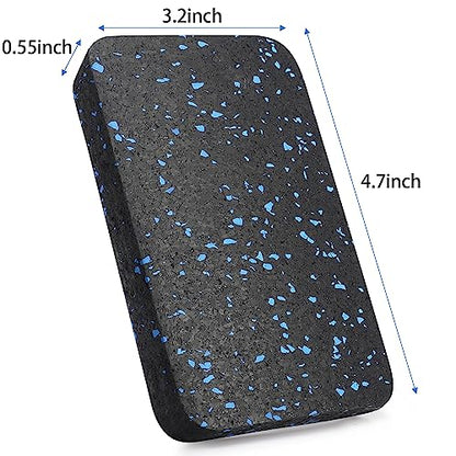 Heavy Duty Treadmill Mat Pads - 6 PCS 0.55" Ultra-Dense Rubber Anti-Vibration Pads - Professional Grade Floor Protection for Large Machines and High-Impact Use - size: 4.7" x 3.2" x 0.55"