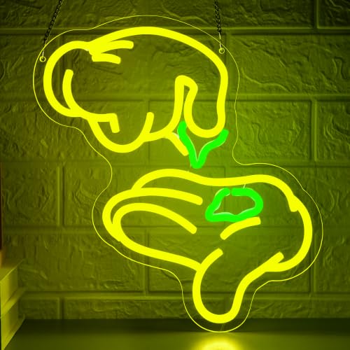 Weed Neon Signs for Wall Decor Green Leaf Neon Light Hand Neon Light Sign Weed Wall Decor Dimmable LED Wall Art for Man Cave Bedroom Hotel Shop Bar Garage Decor Gifts for Men,Size 13.8 * 12.7in（P025） - color: Weed Hand
