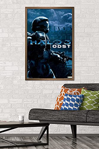 Trends International Halo: ODST - Key Art Wall Poster, 22.375" x 34", Bronze Framed Version - color: Bronze Framed Version, size: 34"L x 22.4"W