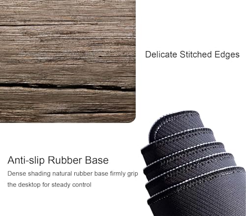 Old Wood Desk Mat Mouse Pad XL Extended Large Gaming Desk Pad Mousepad, Wood Computer Laptop Keyboard and Mouse Mat, Desktop Protector Mat for Women Men Office 31.5x11.8 in - color: Old Wood