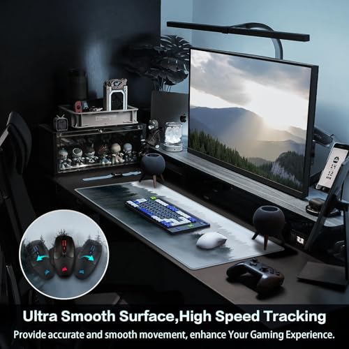 Canjoy Gaming Mouse Pad, Large Extended Mouse Pad Big Computer Mousepad for Home Office Gaming Work 31.5x15.7inch - color: Spruce in Fog