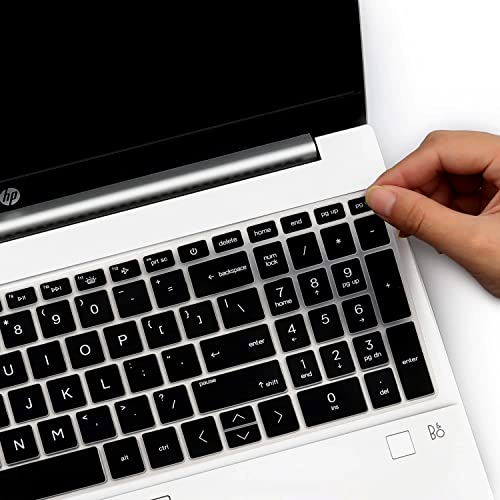 Keyboard Cover for 17.3 HP Laptop 17-cn 17-cp Series 17t-cn300 17t-cn400/cn200 17-cn3003dx 17-cn2083dx 17-cp2025dx 17-cn4153cl 17-cn3327dx 17-cn2077nr 17-cp3155cl 17-cp2025dx cp3005dx 17z-cp200/cp300 - color: Black(Regular Letters)