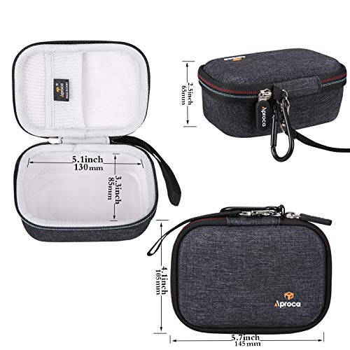 Aproca Hard Travel Storage Case for Logitech MX Master 4 / MX Master 3 / 2S Wireless Mouse (Dark Blue-Upgrade) - color: Dark blue-Upgrade