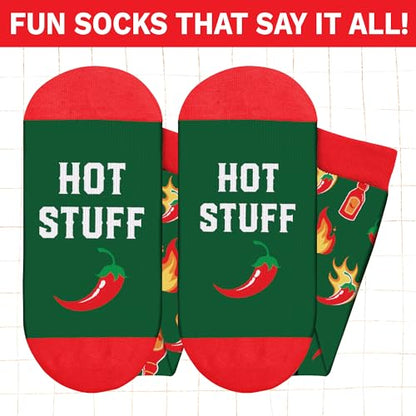 ZAGKOO Funny Socks for Men, Women - Stocking Stuffers for Men - color: Hot Stuff