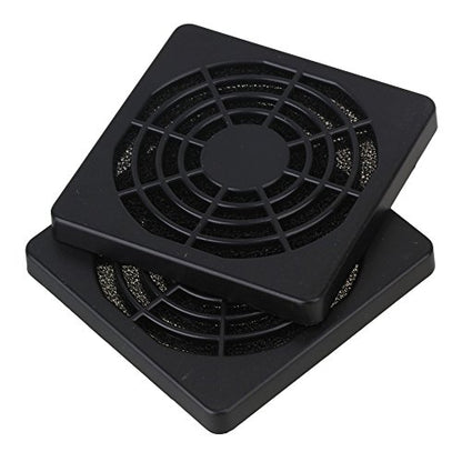 60mm Black Plastic Case Fan Filter Guard Grill or Cover PC Computer Pack of 5