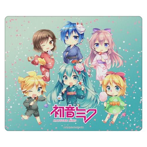 Head Case Designs Officially Licensed Hatsune Miku Characters Graphics 9.84 x 11.81 x 0.12 inches (250 x 300 mm) - S Gaming Office Desk PC Keyboard Mouse Mat Pad - color: Characters, size: 9.84 x 11.81 x 0.12 inches (250 x 300 mm) - S