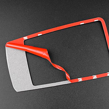 AIRSPEED Carbon Fiber Car Gear Shift Panel Cover Center Console Sticker Interior Trim for Subaru Impreza 2017-2023 Crosstrek 2018-2023 Accessories (Black) - color: Center Panel Cover-black