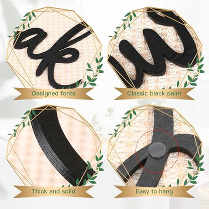 4 Pcs Bathroom Decor Wall Art Wooden Relax Unwind Soak Breathe Bathroom Decor Black Wall Art Farmhouse Sign for Washing Room Laundry Room (Fresh) - style: Fresh