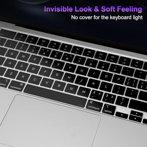 MOSISO 2 PCS Keyboard Cover, Keyboard Protector Compatible with MacBook Neo 13 inch 2026 A18 Pro, Compatible with MacBook Air 15/Air 13.6 M5 M4 M3 M2/ Pro 14/Pro 16 M5/M4/M3/M2/M1/, Clear - color: Clear