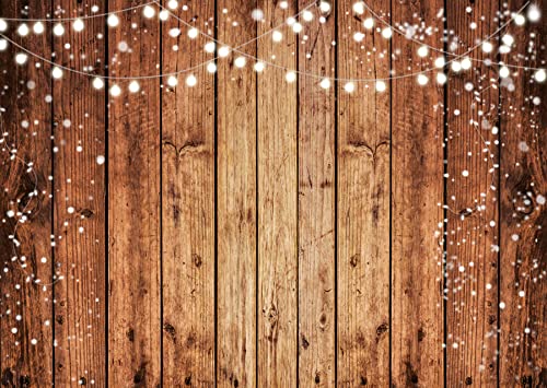 7x5ft Brown Wood Photography Backdrop Photographers Brown Photo Backdrop Retro Wood Wall Backdrop Baby Shower Birthday Party Banners Backdrop 216 - size: 7x5ft