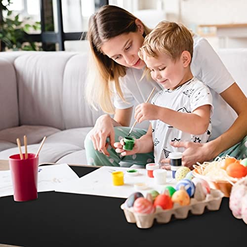 Ewen 35.6x23.5 Inch Extra Large Silicone Mats for Kitchen Counter, 2MM Thick Heat Resistant Coffee Mat Bar Mat, Glass Top Stove Cover Countertop Protector for Air Fryer, Baking, Crafts, Black - color: Black, size: 35.6"L x 23.5"W