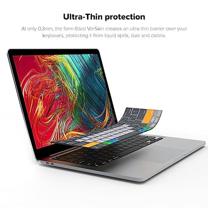 JCPal MacOS Shortcut Guide Keyboard Cover for 2020/2022 Apple MacBook Pro 13 inch and 2019 MacBook Pro 16 inch (US-Layout) - size: MacBook Pro 13” (20/22), MacBook Pro 16” (2019)