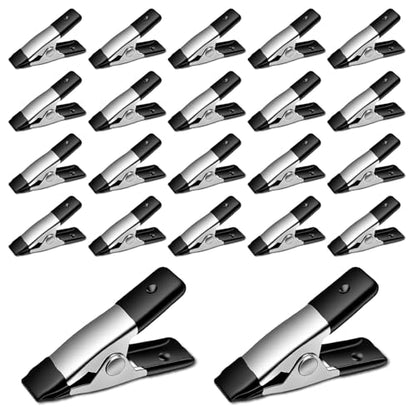 20PCS Spring Clamps 2 Inch Small Clamps Heavy Duty Mini Metal Clips Open Mouth is 0.79 Inch for Crafts, Backdrop, Home Decoration, Woodworking, Photography