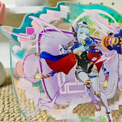 Rainteam Characters Acrylic Stand Figure,Colorful and Exquisite Character Design for Game Fans' Collection (Ineffa) - color: Ineffa